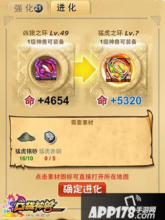 口袋神兽猛虎装备