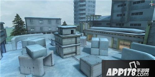 全民突击5V5自由移动雪地地图