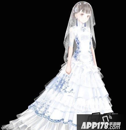 暖暖环游世界烟雨青花婚纱套装