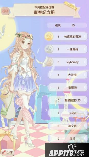 暖暖环游世界青春纪念册评选赛高排名搭配