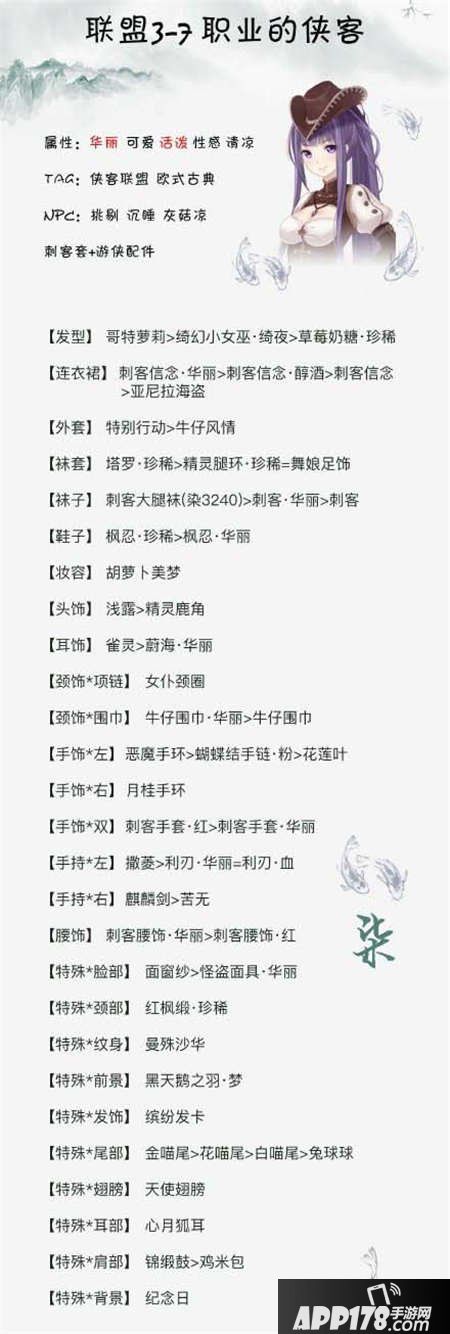奇迹暖暖联盟委托3-7职业的侠客高分