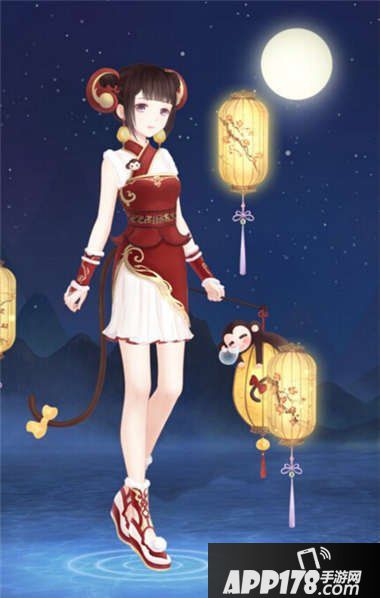 奇迹暖暖小猴子与大桃子高赞搭配