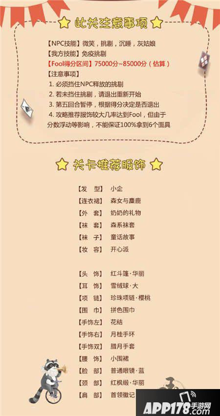 奇迹暖暖小丑与钻石面具平民搭配