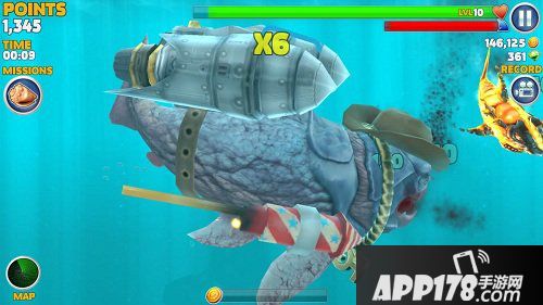 饥饿的鲨鱼进化火箭背包