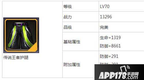 天天来战传说王者护腿