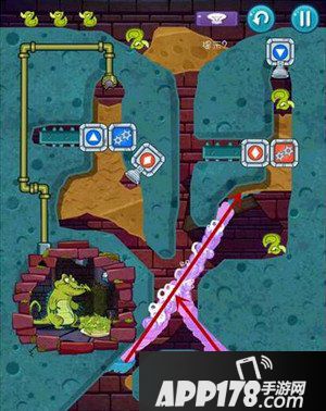 鳄鱼小顽皮爱洗澡2下水道关卡15挑战模式三攻略