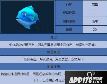 捕鱼来了鳊鱼属性图鉴