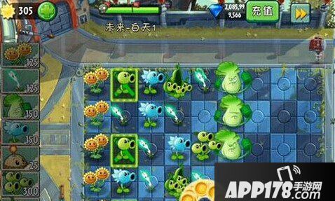 植物大战僵尸2未来世界第一关图文攻略