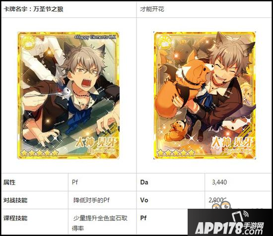 偶像梦幻祭大神晃牙五星卡牌 万圣节之狼