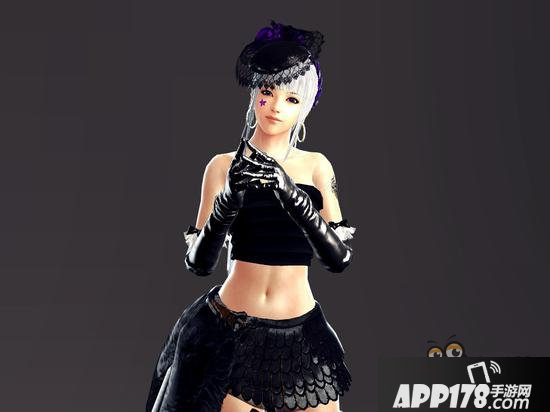 洛奇英雄传永恒伊菲黑色混搭 裹胸显高贵气质