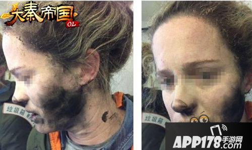 美女飞机上耳机爆炸仍坚持玩《大秦帝国OL》