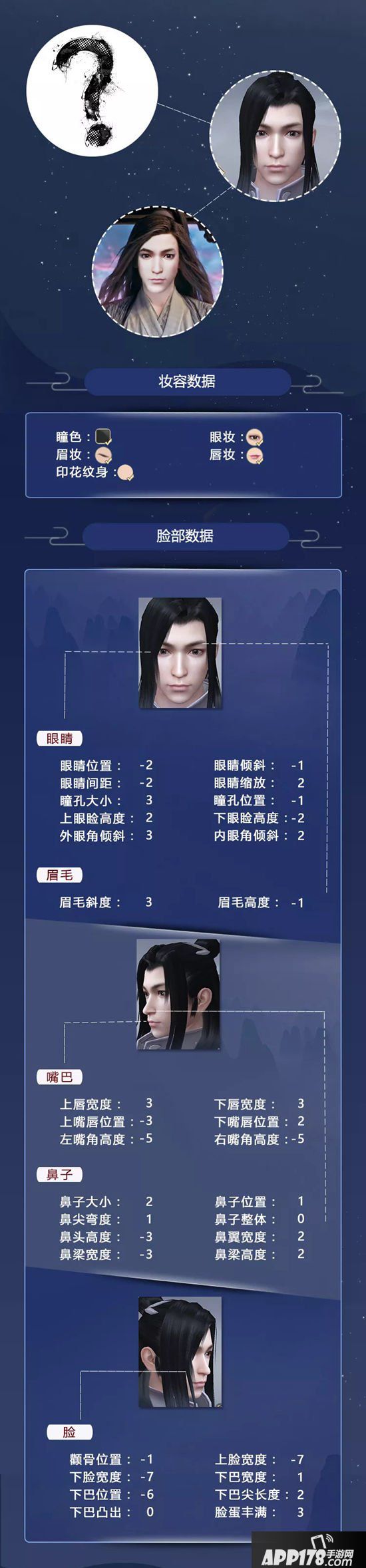 斗破苍穹手游药老捏脸数据