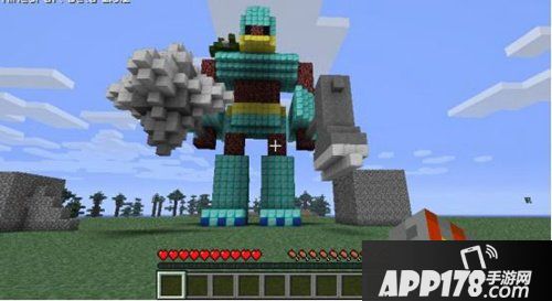 我的世界巨人作品盘点 身材最高能站在基岩上