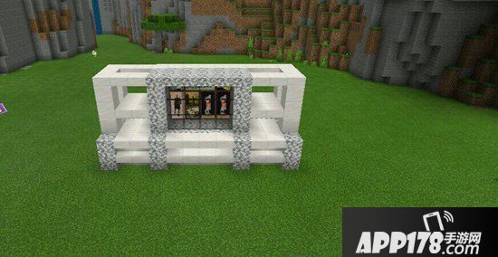 我的世界房屋内饰设计教程 电视墙与贴顶灯制作方法