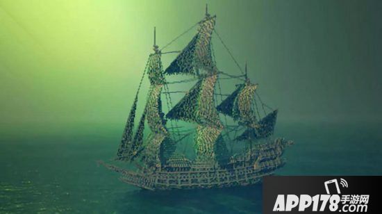 我的世界方块展示完美曲线 从大神造的风帆上能看出流动的风