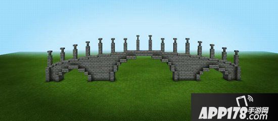 我的世界古代三孔桥教程 古代三孔桥怎么做