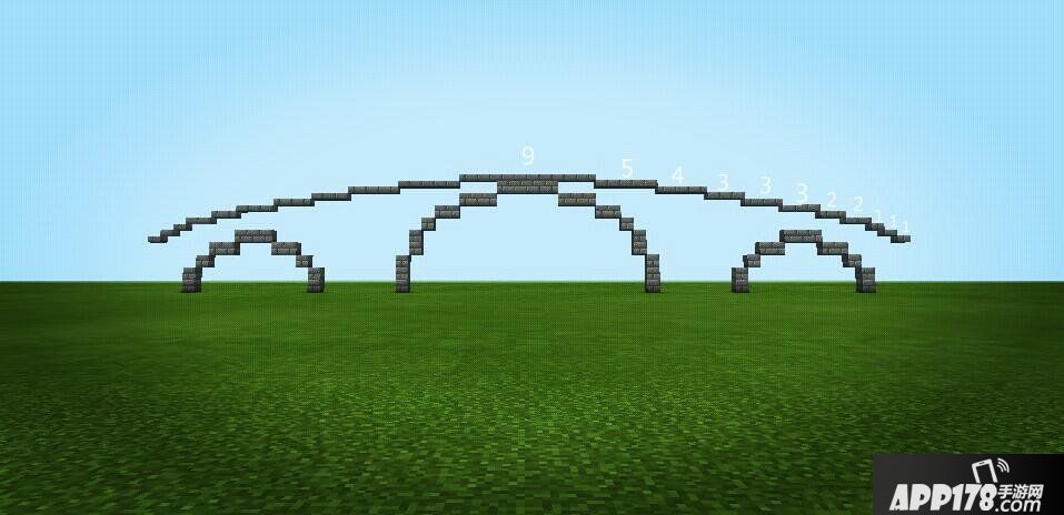 我的世界古代三孔桥教程 古代三孔桥怎么做