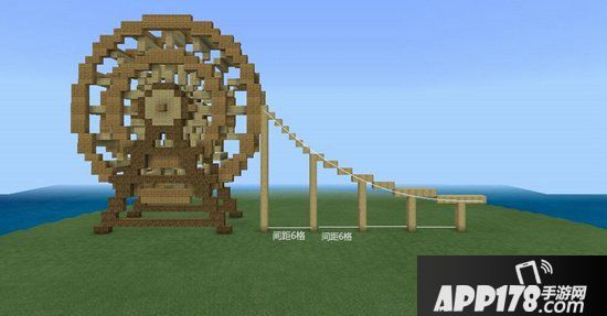 我的世界水车建筑建造方法 水车怎么做