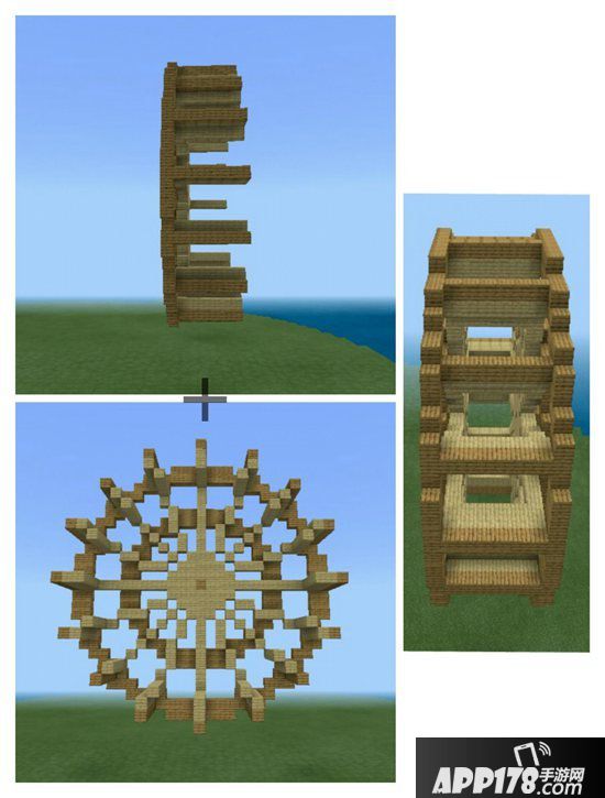 我的世界水车建筑建造方法 水车怎么做