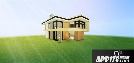 我的世界白水泥别墅教程 白水泥别墅怎么做