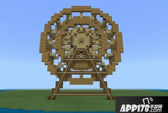 我的世界水车建筑建造方法 水车怎么做