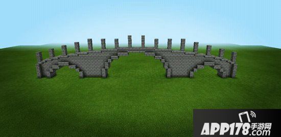 我的世界古代三孔桥教程 古代三孔桥怎么做