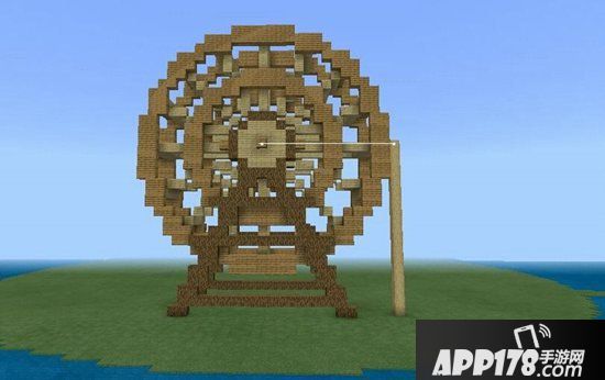 我的世界水车建筑建造方法 水车怎么做