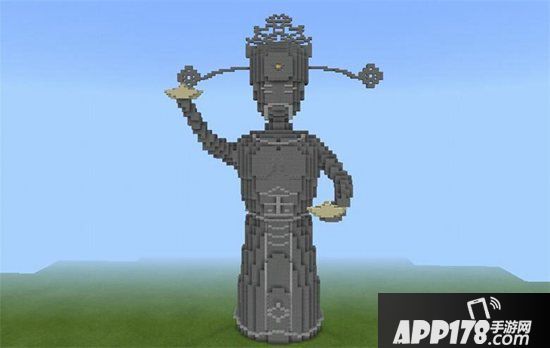 我的世界财神爷雕塑教程 财神爷雕塑怎么做