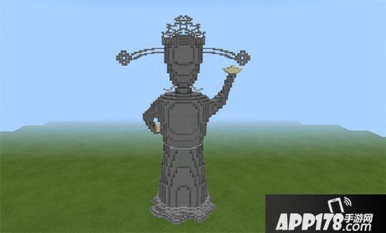 我的世界财神爷雕塑教程 财神爷雕塑怎么做