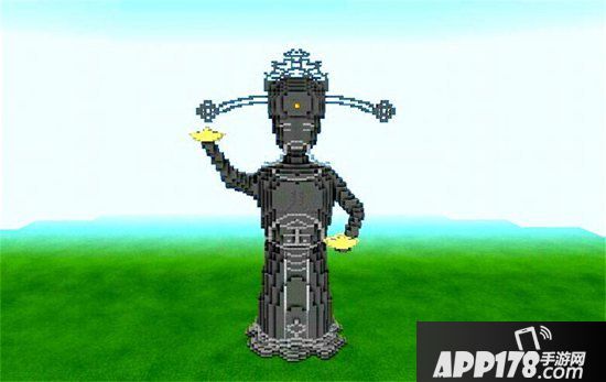 我的世界财神爷雕塑教程 财神爷雕塑怎么做