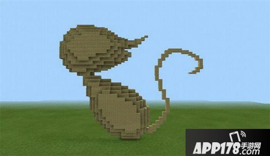 我的世界鼠年雕塑教程 老鼠雕塑怎么做