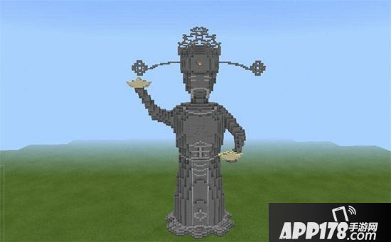 我的世界财神爷雕塑教程 财神爷雕塑怎么做