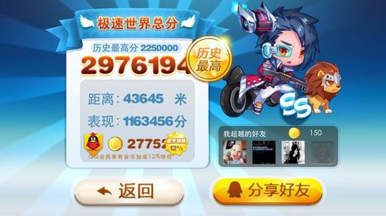 天天酷跑分数怎么算的 分数计算方法详解