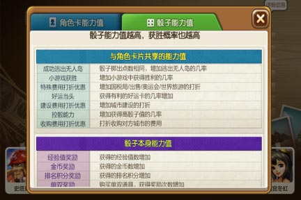 天天富翁骰子有什么用 骰子能力值详情