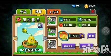 植物大战僵尸玉米投手升星