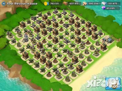 海岛奇兵重机枪手攻打资源岛