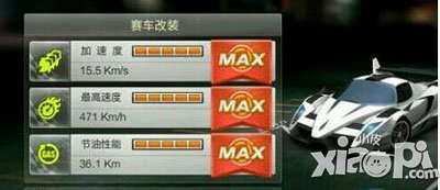 天天飞车超级幻影出击 史上最强属性