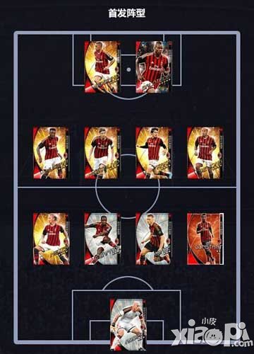 实况俱乐部AC米兰阵型