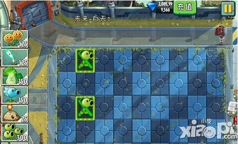 植物大战僵尸2未来世界第一关图文攻略