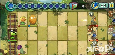植物大战僵尸全明星原始部落第二关