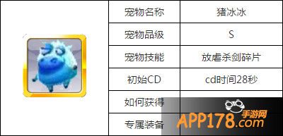 天天风之旅猪冰冰属性图鉴