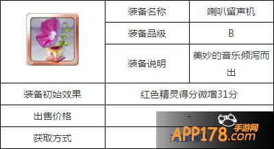 天天风之旅喇叭留声机属性图鉴