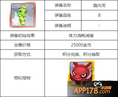  幽光龙属性图鉴