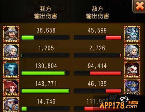 克制5星PA土豪队。