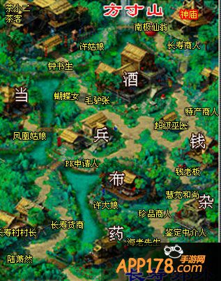 梦幻西游手游长寿村地图图鉴