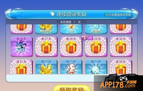 以下是天天酷跑3月签到奖励的所有内容