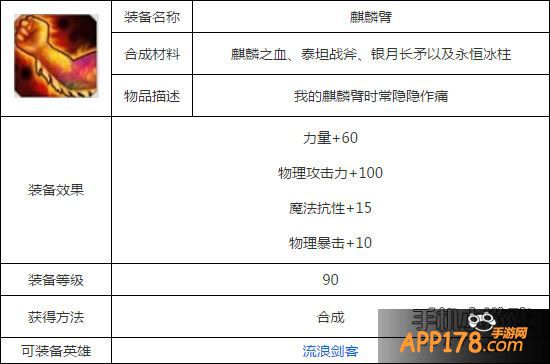 刀塔传奇流浪剑客觉醒装备