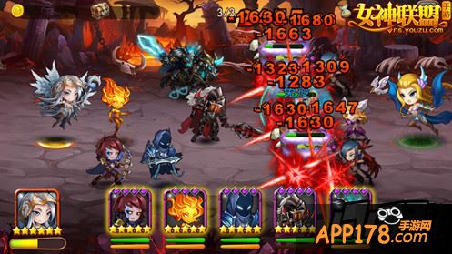 女神联盟手游  黑暗骑士战斗截图