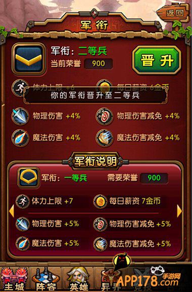 《天天魔塔》携军衔系统 走向人生巅峰