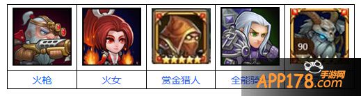 赏金猎人阵容